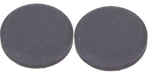 HOMSFOU 2pcs Double Sided Sharpening Stone Tool for Home Round Grit for Efficient Sharpening and Easy Use Kitchen Workshop