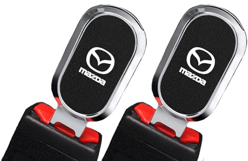 JsjjQf 2 Pezzi Prolunga Cintura Sicurezza Auto per Mazda MX-3 MX-30 MX-5 MX-6,Fibbia della Cintura Fermo Disattivazione dell'Allarme Cintura di Sicurezza,A-Normal