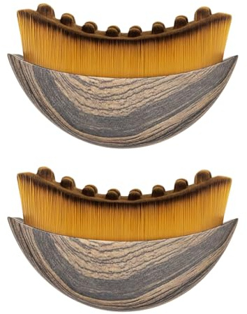 HAPPITON Lymphatic Drainage Face Brush - Jawline Sculpting & Dry Brushing, Reduces Puffiness (2PCS)