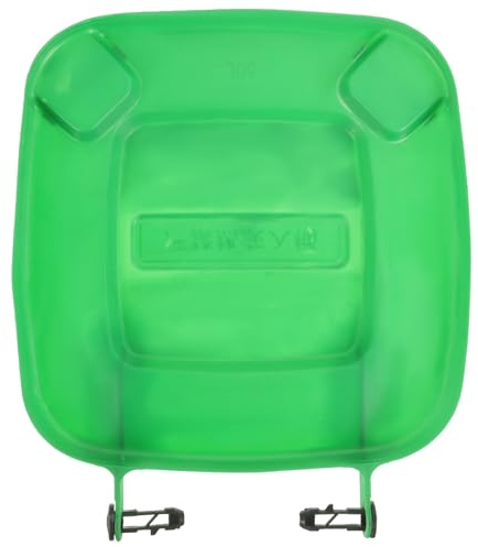 SEWOART Coperchio Superficie 50l per Spazzatura Bidone in Plastica Verde, Facile Installazione Liscia, Resistente alle Intemperie per Esterni