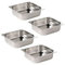 Vinod Set of 4 Half Size Food Pans Gastronorm for Chafing Dish Dishes Pan