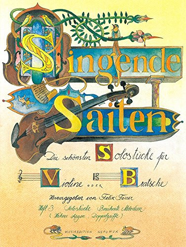Singende Saiten, für Violine (Viola).Vol.3