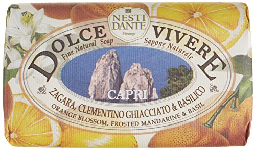 Nesti Dante Dolce Vivere Soap CAPRI (Blockseife 250 g, Unisex, für alle Hauttypen geeignet) 665201