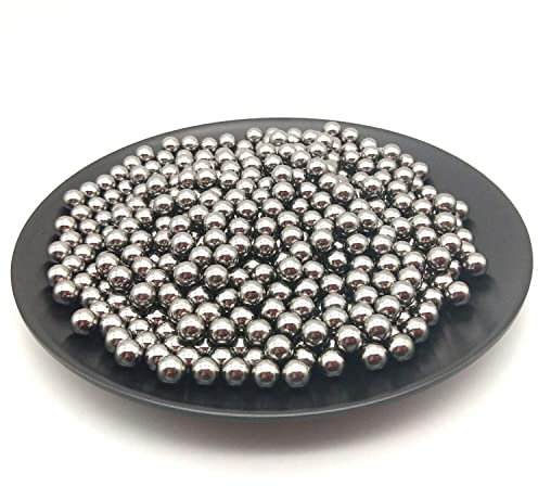 Atapult slingshot ammo carbon steel ball bearings 8mm 10mm Slightshot Catapult BB Ammo For Barnett Black Widow High Impact Hardened Steel (8 mm 100 Pcs)