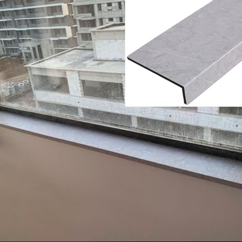 Davanzale per finestra Davanzale Della Finestra Pan Lampeggiante Finiture In Stile Marmo Grigio, Moderne Protezioni Per Le Sporgenze, Davanzali Decorazione Tappatura Per Arredamento D'interni ( Color
