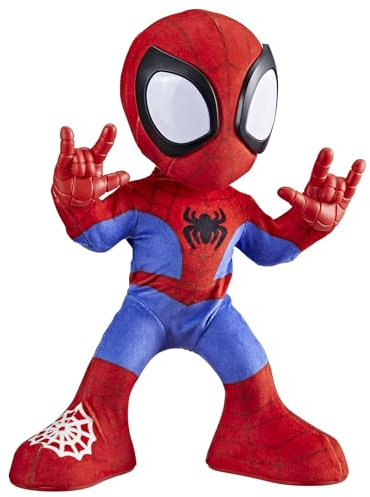 Hasbro Marvel Spidey e i Suoi Fantastici Amici, Spidey Dance'N Crawl, Peluche Elettronico con Suoni Musicali, Giochi per Bambini e Bambine da 3 Anni in su