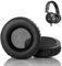 HAIZEEN Ohrpolster kompatibel mit AKG K182 K 182 K-182 Kopfhörer Headset Ohrpolster Ersatzkissen (Protein-Leder/Memory-Schaum)