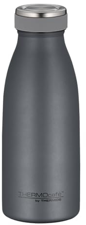 THERMOcafé by THERMOS TC BOTTLE - Termo (0,35 L, acero inoxidable, resistente al carbono, 12 horas de calor, 24 horas de frío, a prueba de fugas, para la escuela, viajes y oficinas)