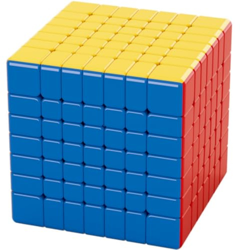 Bukefuno MoYu Meilong 7x7 M V2 Magnetischer Zauberwürfel MFJS Meilong M 7x7 V2 Speed-Magic Würfel Puzzle-Stickerlos Moyu 2023 Meilong 7x7x7 M Magnetischer Speed Cube