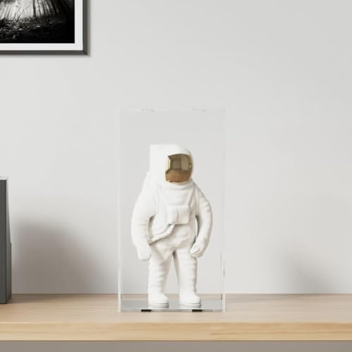Runheo Vitrine en acrylique transparent - 20 x 20 x 38 cm - Vitrine d'exposition avec 3 mm d'épaisseur - Étanche à la poussière - Pour objets de collection - Modèle magasin, foire, musée, comptoir