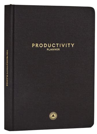 Productivity Planner 2024 - Intelligent Change Productivity Tools for Time-Management and Mindfulness, Daily To-Do List, A5 Undated Quarterly Planner (Black)