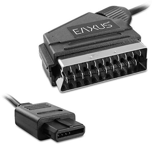 Eaxus® RGB Scart Kabel Geeignet für Nintendo Gamecube & SNES - 1,80 Meter für beste Bildqualität