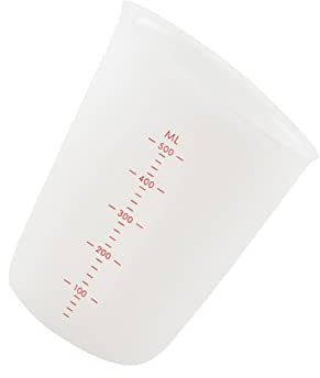 LABRIMP Messbecher Aus Silikon Fassungsvermögen Mit Skala Für Präzise Flüssigkeitsdosierung Leicht Zu Reinigen Und Wiederverwendbar