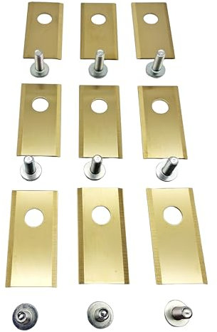 9X Kraftfeld Messer aus Titan für alle Worx Landroid S/M/L Vision Mähroboter zB: M500,M700,S250,S300,L800, L1000,Vision M600, M800