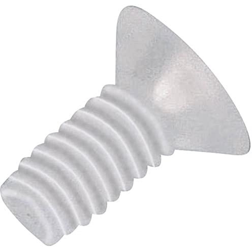 TOOLCRAFT 839984 Linsensenkschrauben M2.5 10 mm Kreuzschlitz Phillips DIN 966 Kunststoff, Polyamid 10 St.