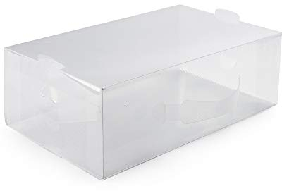 Compactor Caja para ordenar Zapatos, Color translúcido, Fabricado en Polipropileno, Tamaño M 18 x 30 x 10 cm, RAN5961