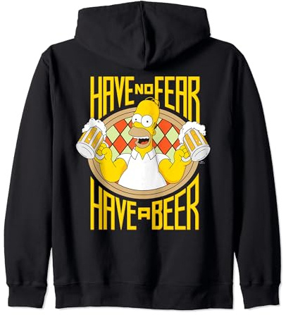 Los Simpsons Homer Beer Fear Chill-Out Weekend Brewmaster Sudadera con Capucha