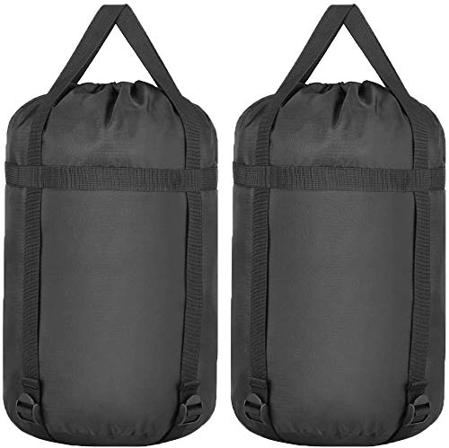 2 Stück Kompressionssack Schutzhülle Wasserdicht Packsack Schlafsack Design für Camping, Wandern, Rucksackreisen und andere Outdoor