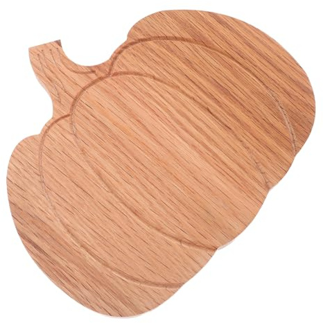 SOIMISS Planche à Découper Petite Forme Citrouille pour Repas Plateau Fromage et Charcuterie Antidérapant Cuisine Automne Halloween Thanksgiving