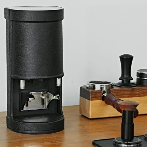 XEEAOFE Tasseuse à Café Automatique, Tasseur Commercial Antiadhésif 58mm, Machines à Tasser Le Café Efficaces pour Espress Cafe Black