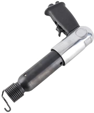 aqxreight Kit d'outils pour Marteau Pneumatique de 250 Mm avec Burins en Alliage, Corps en Fonte d'aluminium pour la Préparation au Soudage, l'élimination des Scories et les Travaux de Maçonnerie