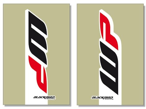 BLACKBIRD RACING WP Suspension Gabel Aufkleber 2017 transparent SX-F SX EXC GasGas Husaberg HQV kompatibel mit WP Gabel