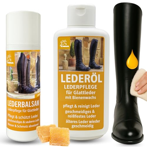 Olio per pelle + grasso per pelle incolore I grasso per sella liscia l balsamo per pelle I detergente I cura delle scarpe da sella cera d'api cura della pelle divano auto scarpe da sella 200ml 500ml