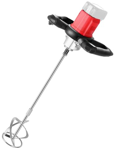 Meticuloso Cordless Concrete Mixer, for Makita 18V Max Battery, Portable Cement Mixer with 6 Speed, Handheld Mud Mixer for Mortar, Paint, Grout, Plaster, Thinset, Fodder Stirring Tool