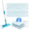 Lot de 2 serpillères de rechange pour Leifheit Twist/Combi XL Micro Duo - Serpillère en microfibre pour tous les types de sols, idéale pour le carrelage et le stratifié