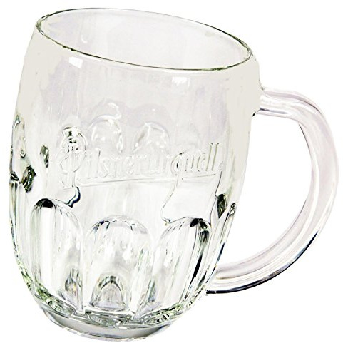 Pilsner Urquell. 3 liter fodrade ölglas (set med 2)
