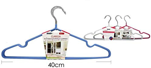 BIB 20 GRUCCE Metallo Antiscivolo GOMMATO Colori Assortiti