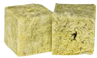 Weedness Kubik av Stenull 15x15x14,2 cm 48 Stycken - Odling för Sticklingar Sådd Växtodling Sticklingar Uppfödning Såjord