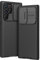 AROYI Cover compatibile con Samsung S22 Ultra 5G, custodia S22 Ultra 5G, protezione della fotocamera in PC duro, custodia per Samsung Galaxy S22 Ultra 5G (6,8 pollici), colore: Nero