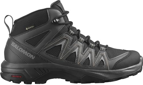 Salomon X BRAZE MID GORE-TEX dam, Black / Magnet / Hazelnut, 41 1/3 EU