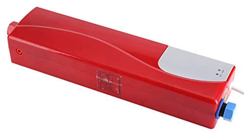 Chauffe-eau électrique, 220V 3000W Mini Chauffe-eau électrique instantané Système de Douche sans Réservoir pour Cuisine, Salle de Bain, Robinet de Lavage Domestique