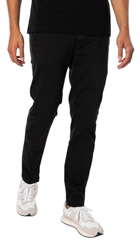 REPLAY Chino Zeumar Slim-Fit Hyperflex X-Lite pour Hommes avec Stretch, Noir (Noir 040-1), 31W / 30L