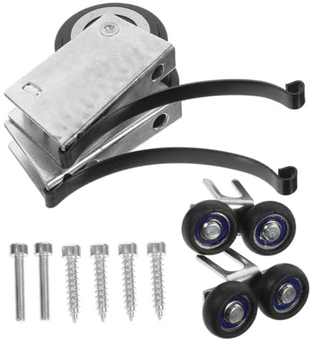 DOITOOL 2sätze Schiebetürrollen Für Schiebetüren Und Schranktüren Gleitrollen Aus Hochwertigem Material Sanftes Gleiten Langlebig Für Möbel Und Türen