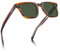 AVAWAY Mode Polarisierte Sonnenbrille Herren UV Schutz Retro Vintage Acetat Rahmen Quadrat Brille für Fahren Angeln