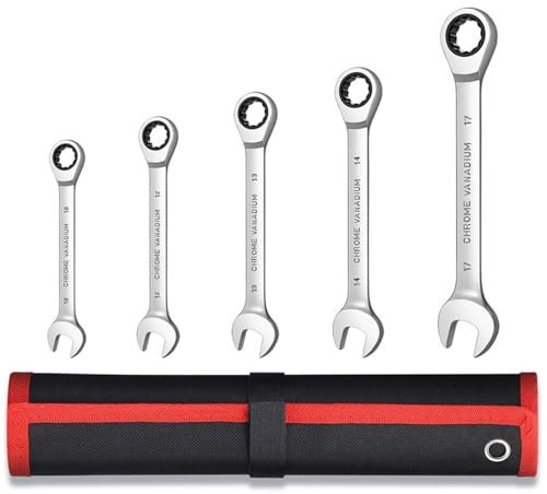 Set di Chiavi Inglesi, Set di Chiavi Inglesi, Set di Chiavi a cricchetto, Chiave Inglese a Doppia estremità, Chiave combinata, Set di Utensili manuali, Strumenti di Riparazione Auto, Chiave
