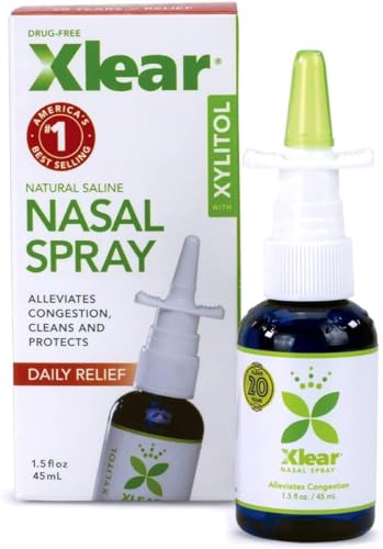 Xlear Natural Nasal Spray with Xylitol, 1.5 fl oz (Pack of 3)