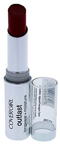 CoverGirl Outlast Longwear Lipstick, Red Rouge, 0.13 Ounce