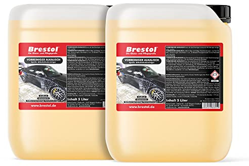 Brestol Autoshampoo Power 10 Liter Konzentrat - für Hochdruckgeräte & zur Autovorwäsche in Auto-Waschanlagen & Waschstrassen