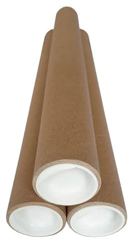 Versand Schutz Aufbewahrungs Hülse Rohr Rolle 10-50cm bis DIN A2 mit Deckel Durchmesser innen 38mm (40cm, B: 3 x 40cm)
