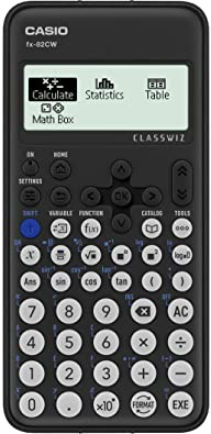 Casio Calculadora científica FX-82CW con más de 290 Funciones y Pantalla Natural HD de 4 gradaciones de Gris
