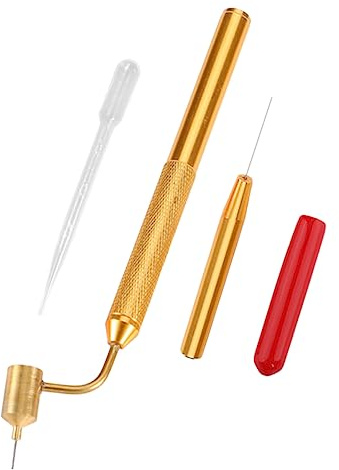 GRIRIW Pluma De Precisión Automotriz Para Retoques Bolígrafo De Pintura Con Aguja Y Cuentagotas Aplicador Para Reparar Arañazos En Coche Dibujar Y Renovar Pintura