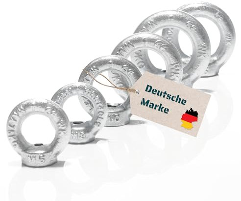 Yourkon Ringmutter | M6 bis M30 | DIN 582 | gal. verzinkt | Ring & Kranöse | Augemutter (3, M30)