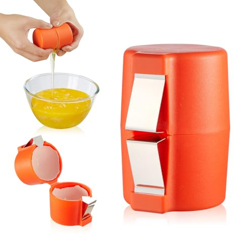 MUXIUNT Eierschalen-Cracker-Öffner, Schäler, Entferner, Trennwerkzeug für hart gekochte rohe Eier, für Zuhause, Küche, Edelstahl, hartgekochte Eierschäler, Cracking-Gerät und Gadgets, 2024 Geschenk