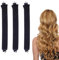3 Pezzi Bigodino Lungo per Boccoli,Bigodino Morbidi per Dormire,Bigodini Overnight Blowout,ricci senza calore, per Tutti i Tipi di Capelli,Spugna Bigodini Set Per Dormire Durante la Notte,Nero