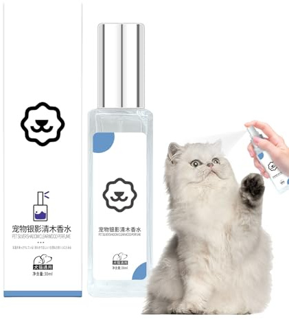 Perfume para mascotas para perros | Spray de fragancia de larga duración para perros, eliminador de olores para cachorros, suministros de aseo de mascotas para limpieza de hámster, conejo