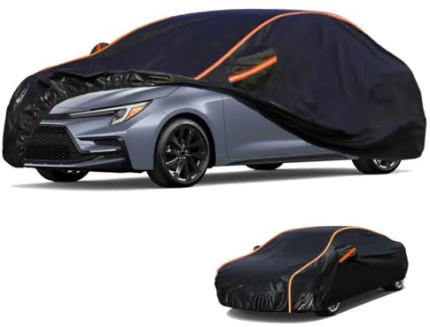 Telo Copriauto per Tesla Model 4 Long Range Dual Motor 2024, Telo Copri Auto Winter Copertura 4 Stagioni Impermeabile e Leggera, Protezione da Gelo, Raggi UV e Polvere fl31